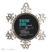 Swim Definition Super Cute Swimming Swimmers Gift Ornament thumb 0