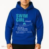 Swim Definition Super Cute Swimming Swimmers Gift Hoodie thumb 2