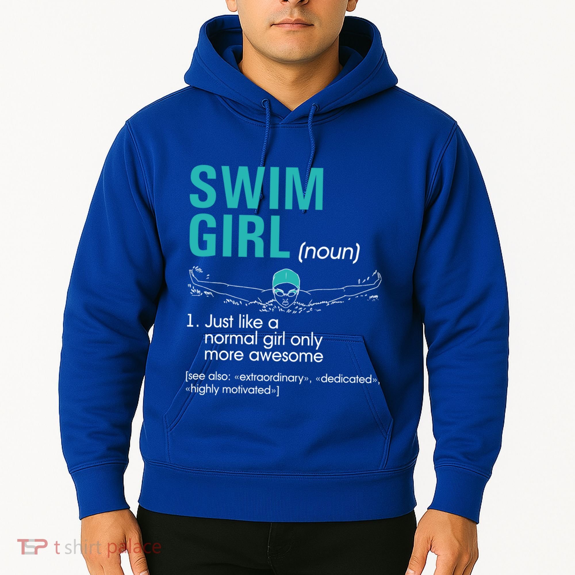 Swim Definition Super Cute Swimming Swimmers Gift Hoodie