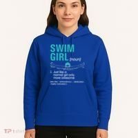 Swim Definition Super Cute Swimming Swimmers Gift Hoodie thumb 5