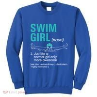 Swim Definition Super Cute Swimming Swimmers Gift Sweatshirt thumb 0
