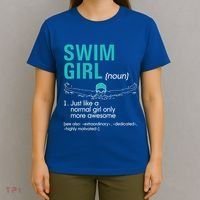 Swim Definition Super Cute Swimming Swimmers Gift T-Shirt thumb 4