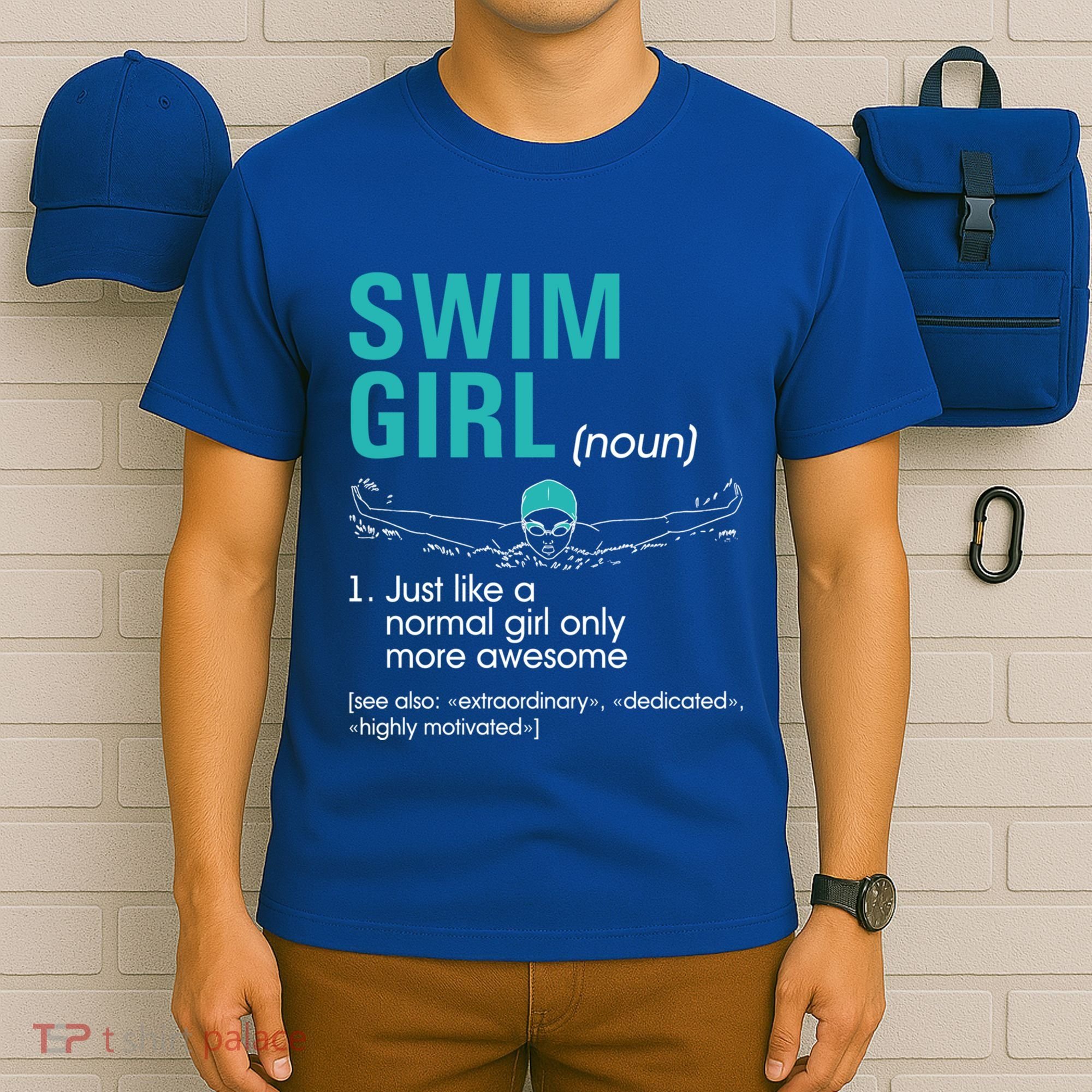 Swim Definition Super Cute Swimming Swimmers Gift T-Shirt