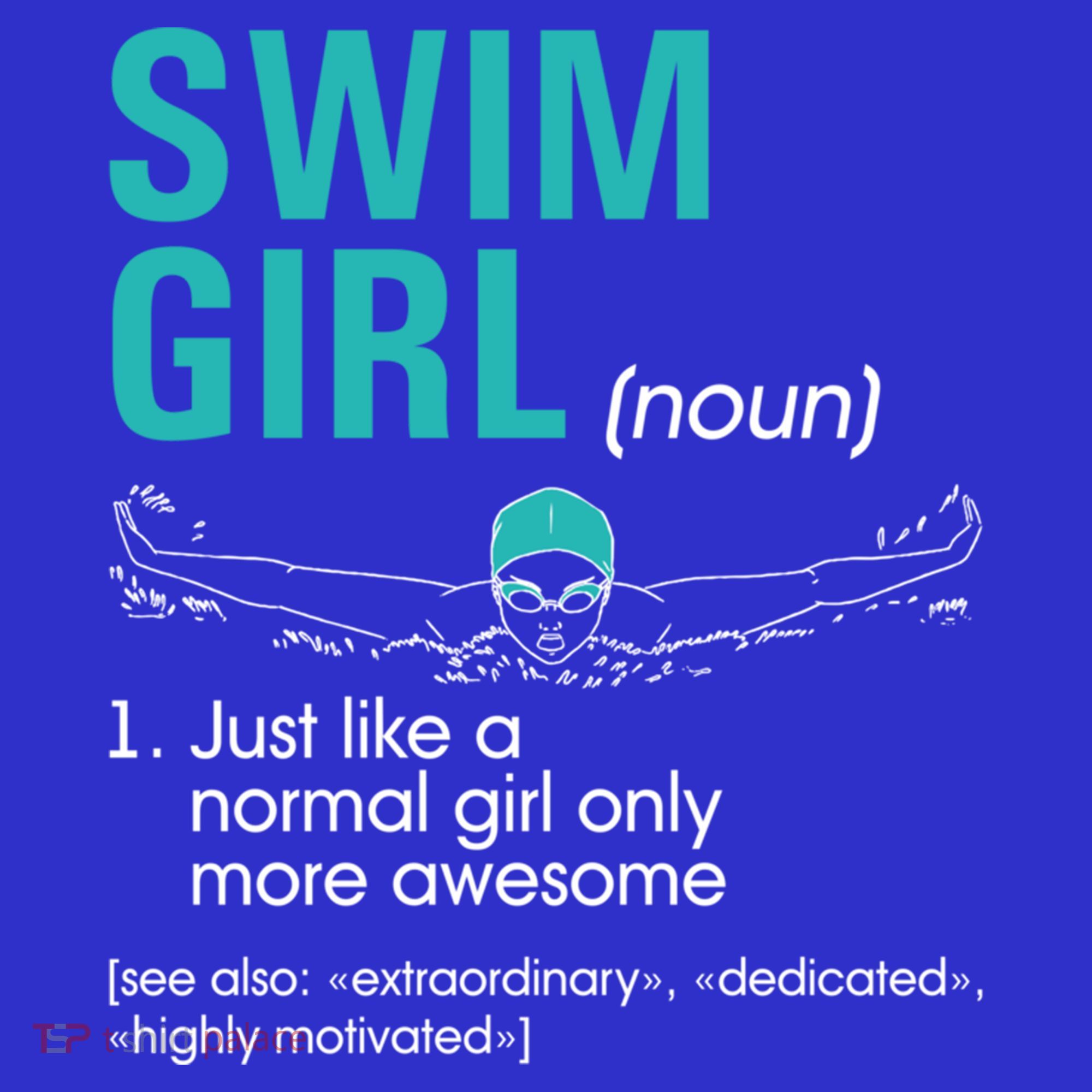 Swim Definition Super Cute Swimming Swimmers Gift T-Shirt