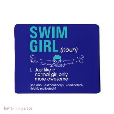 Swim Definition Super Cute Swimming Swimmers Gift Mousepad