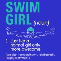 Swim Definition Super Cute Swimming Swimmers Gift Toddler Hoodie thumb 2