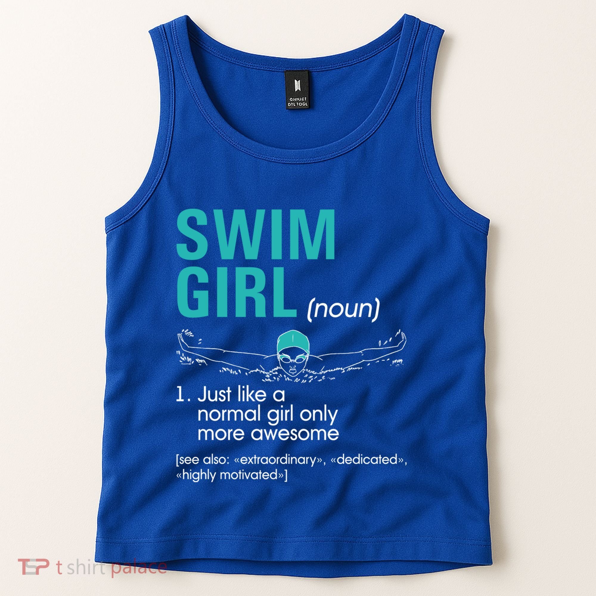 Swim Definition Super Cute Swimming Swimmers Gift Tank Top