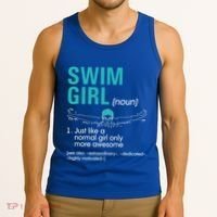 Swim Definition Super Cute Swimming Swimmers Gift Tank Top thumb 3