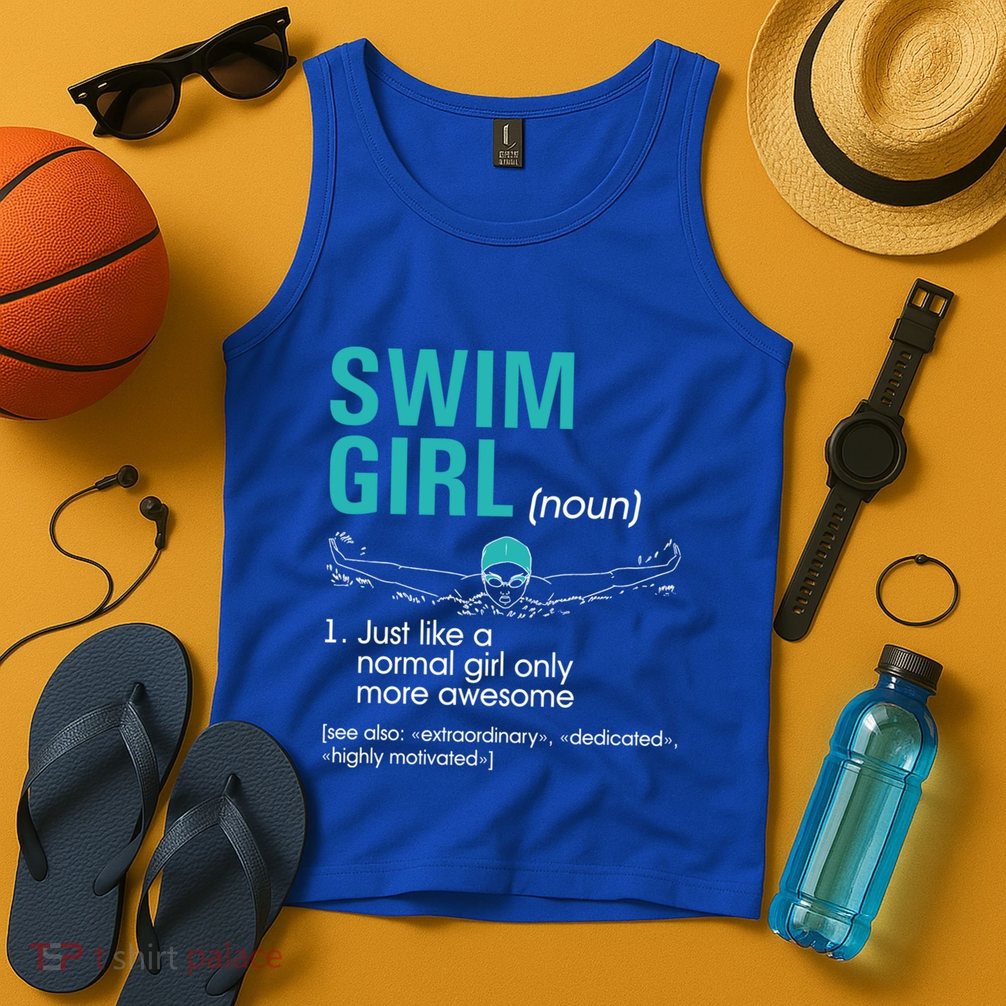 Swim Definition Super Cute Swimming Swimmers Gift Tank Top