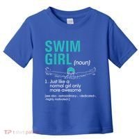 Swim Definition Super Cute Swimming Swimmers Gift Toddler T-Shirt thumb 0