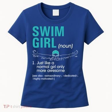 Swim Definition Super Cute Swimming Swimmers Gift Women's T-Shirt