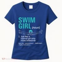 Swim Definition Super Cute Swimming Swimmers Gift Women's T-Shirt thumb 0