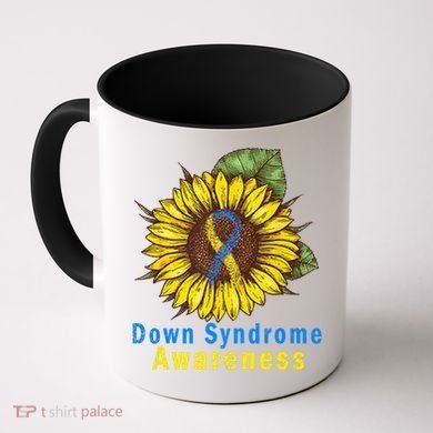 Sunflower Down Syndrome Awareness Coffee Mug