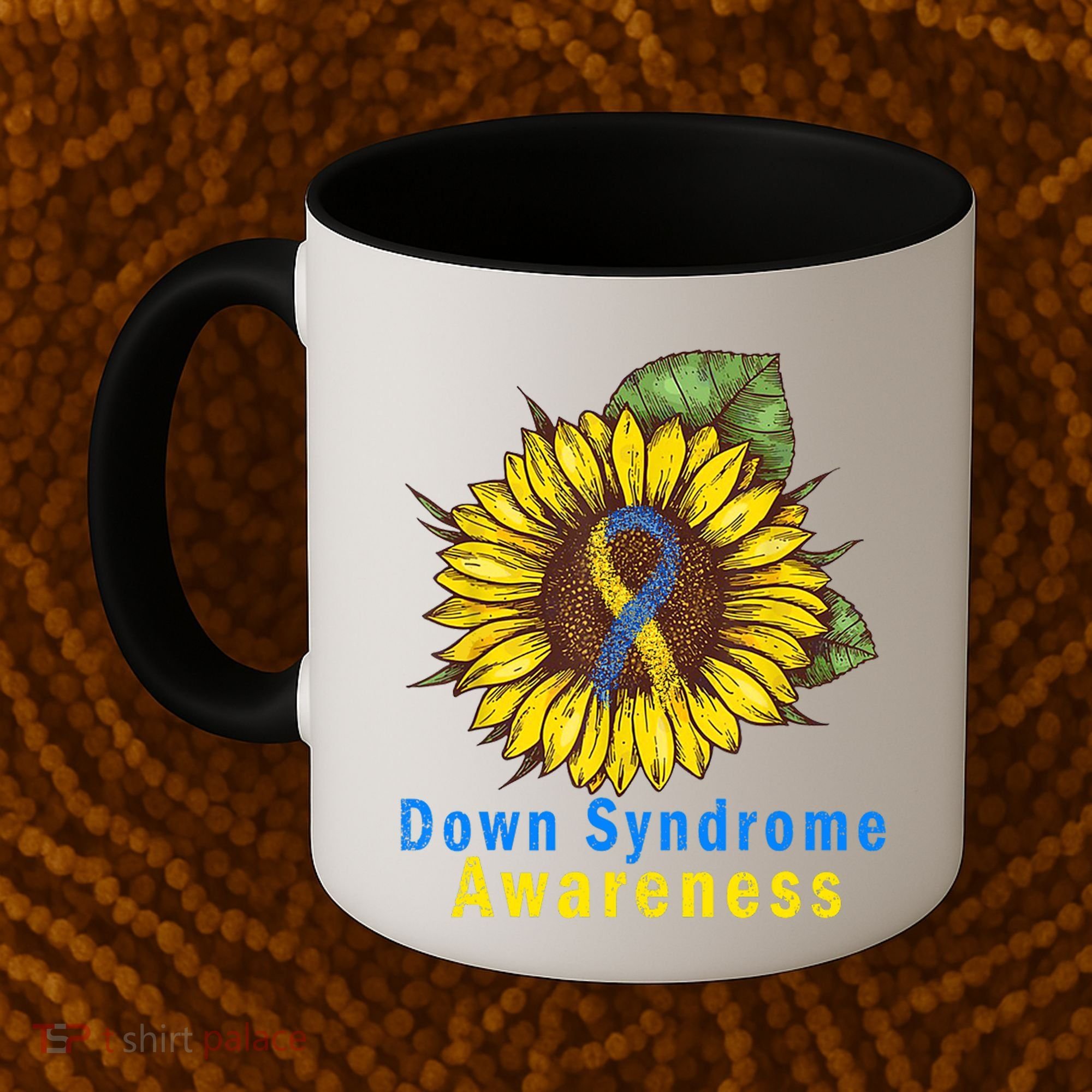 Sunflower Down Syndrome Awareness Coffee Mug