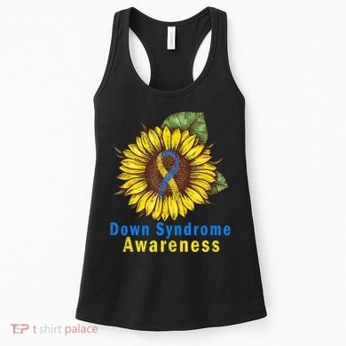 Sunflower Down Syndrome Awareness Women's Tank Top