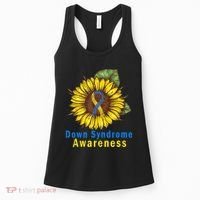 Sunflower Down Syndrome Awareness Women's Tank Top thumb 0