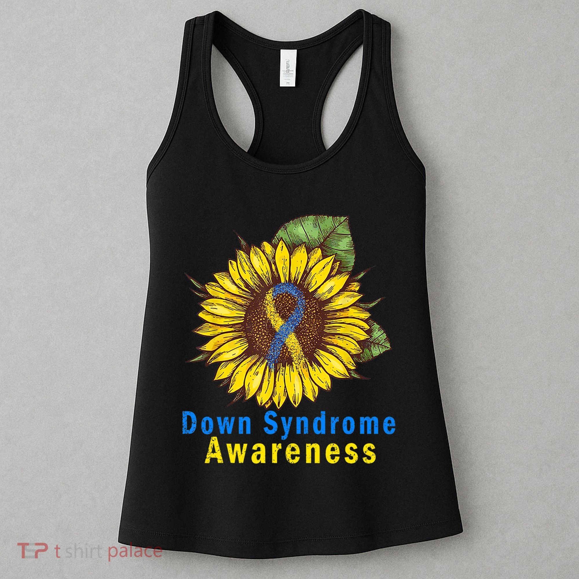 Sunflower Down Syndrome Awareness Women's Tank Top