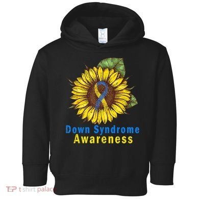 Sunflower Down Syndrome Awareness Toddler Hoodie