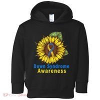 Sunflower Down Syndrome Awareness Toddler Hoodie thumb 0