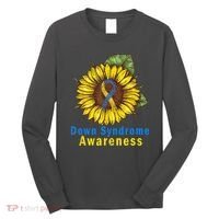 Sunflower Down Syndrome Awareness Long Sleeve Shirt thumb 0