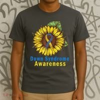 Sunflower Down Syndrome Awareness T-Shirt thumb 3