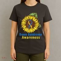Sunflower Down Syndrome Awareness T-Shirt thumb 4