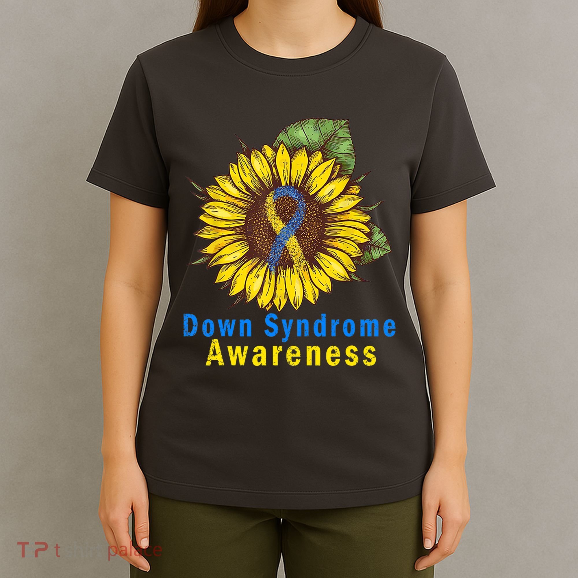 Sunflower Down Syndrome Awareness T-Shirt