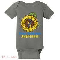 Sunflower Down Syndrome Awareness Baby Bodysuit thumb 0