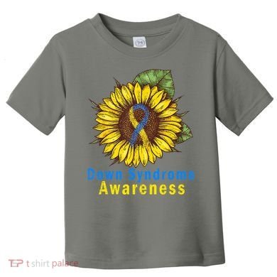 Sunflower Down Syndrome Awareness Toddler T-Shirt