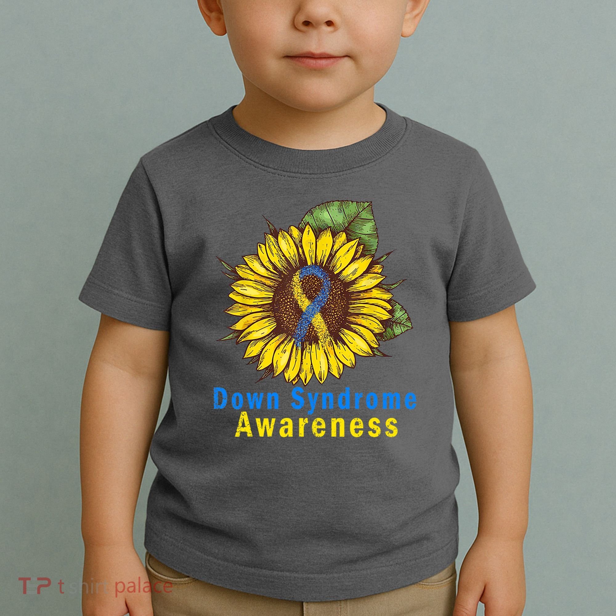 Sunflower Down Syndrome Awareness Toddler T-Shirt