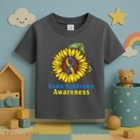 Sunflower Down Syndrome Awareness Toddler T-Shirt thumb 3