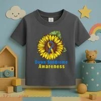 Sunflower Down Syndrome Awareness Toddler T-Shirt thumb 3