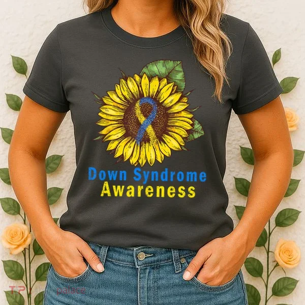 Sunflower Down Syndrome Awareness Women's T-Shirt