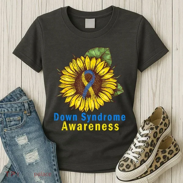 Sunflower Down Syndrome Awareness Women's T-Shirt