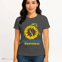 Sunflower Down Syndrome Awareness Women's T-Shirt thumb 4