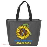 Sunflower Down Syndrome Awareness Tote Bag thumb 0