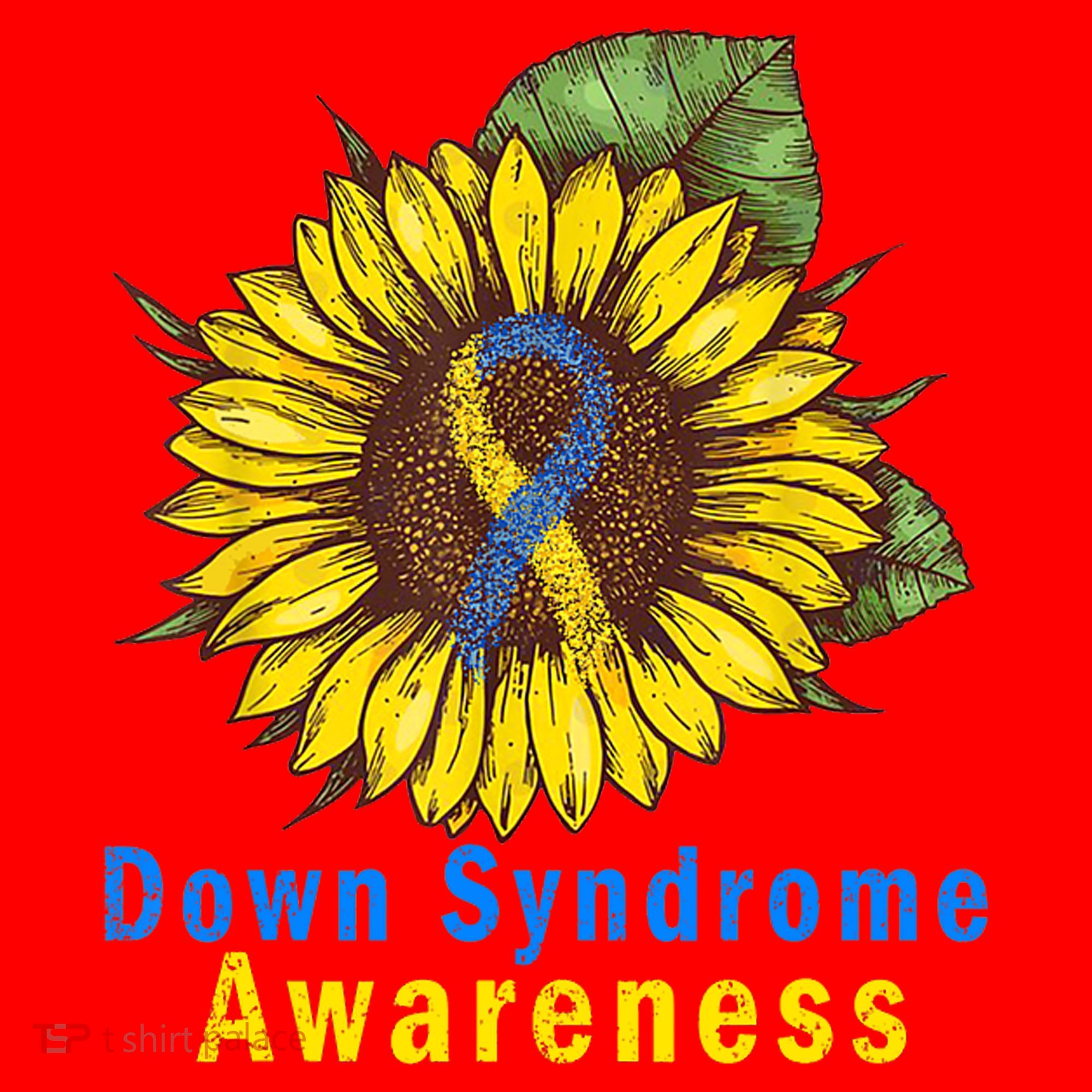 Sunflower Down Syndrome Awareness Santa Hat