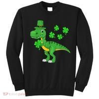 Shamrock Dino St Patricks Day Shirt K.i.d.s T Rex Toddler b.o.y.s Sweatshirt thumb 0