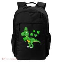 Shamrock Dino St Patricks Day Shirt K.i.d.s T Rex Toddler b.o.y.s Backpack thumb 0