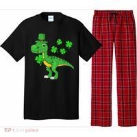 Shamrock Dino St Patricks Day Shirt K.i.d.s T Rex Toddler b.o.y.s Pajama Set thumb 0