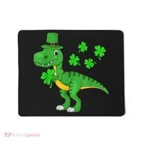 Shamrock Dino St Patricks Day Shirt K.i.d.s T Rex Toddler b.o.y.s Mousepad thumb 0