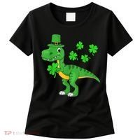 Shamrock Dino St Patricks Day Shirt K.i.d.s T Rex Toddler b.o.y.s Women's T-Shirt thumb 0