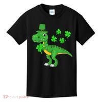 Shamrock Dino St Patricks Day Shirt K.i.d.s T Rex Toddler b.o.y.s Kids T-Shirt thumb 0