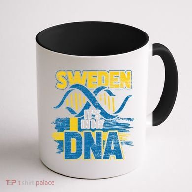 Sverige Dna Swedish Flag Sweden Great Gift Coffee Mug back