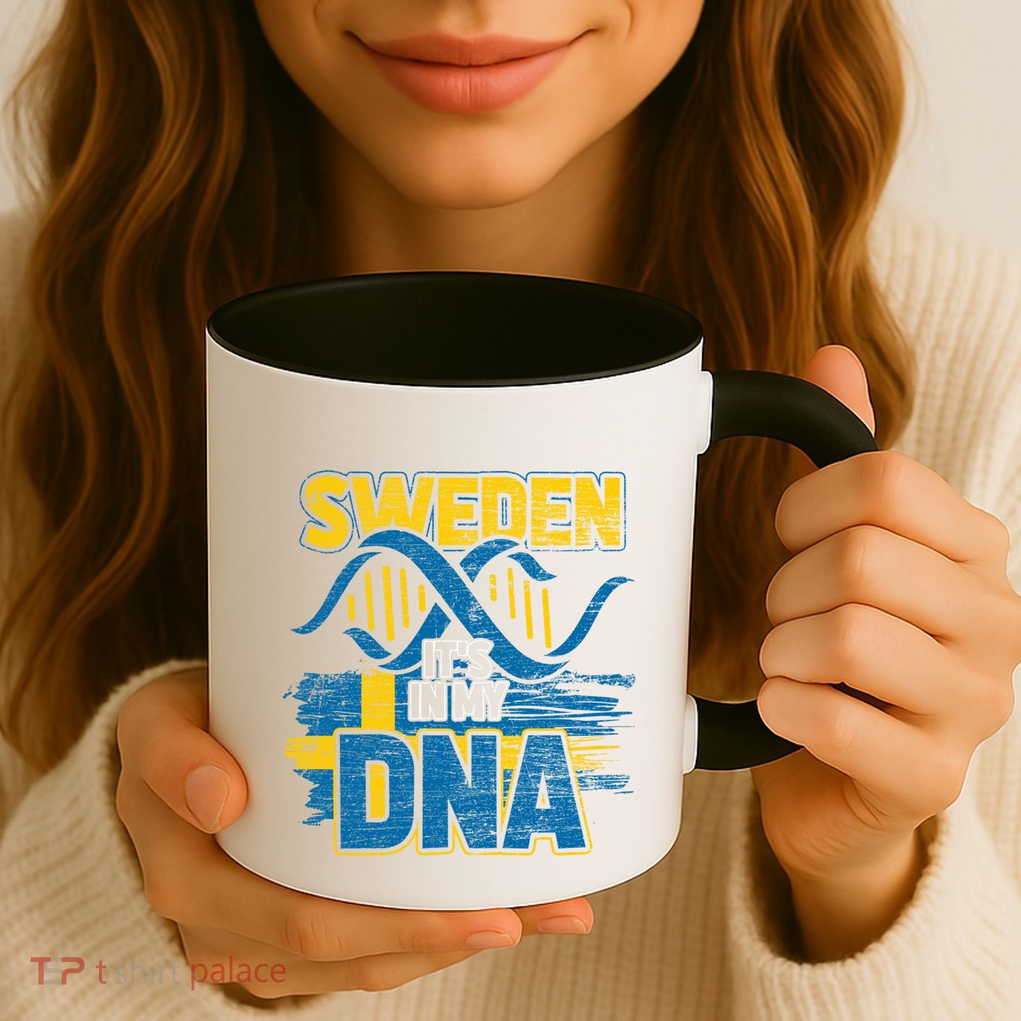 Sverige Dna Swedish Flag Sweden Great Gift Coffee Mug