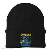 Sverige Dna Swedish Flag Sweden Great Gift Beanie thumb 0