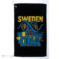 Sverige Dna Swedish Flag Sweden Great Gift Golf Towel thumb 0