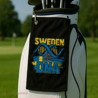 Sverige Dna Swedish Flag Sweden Great Gift Golf Towel thumb 2