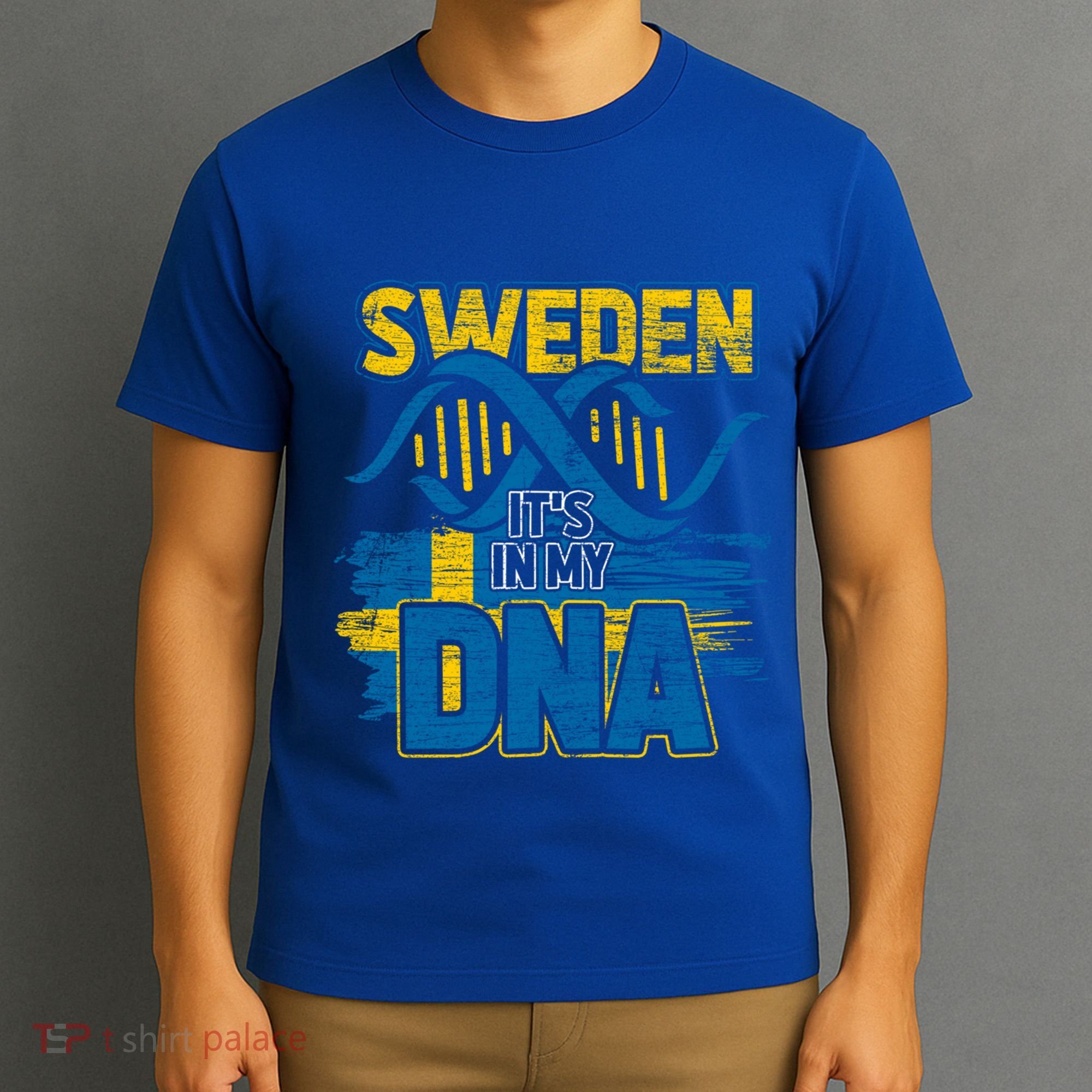 Sverige Dna Swedish Flag Sweden Great Gift T-Shirt