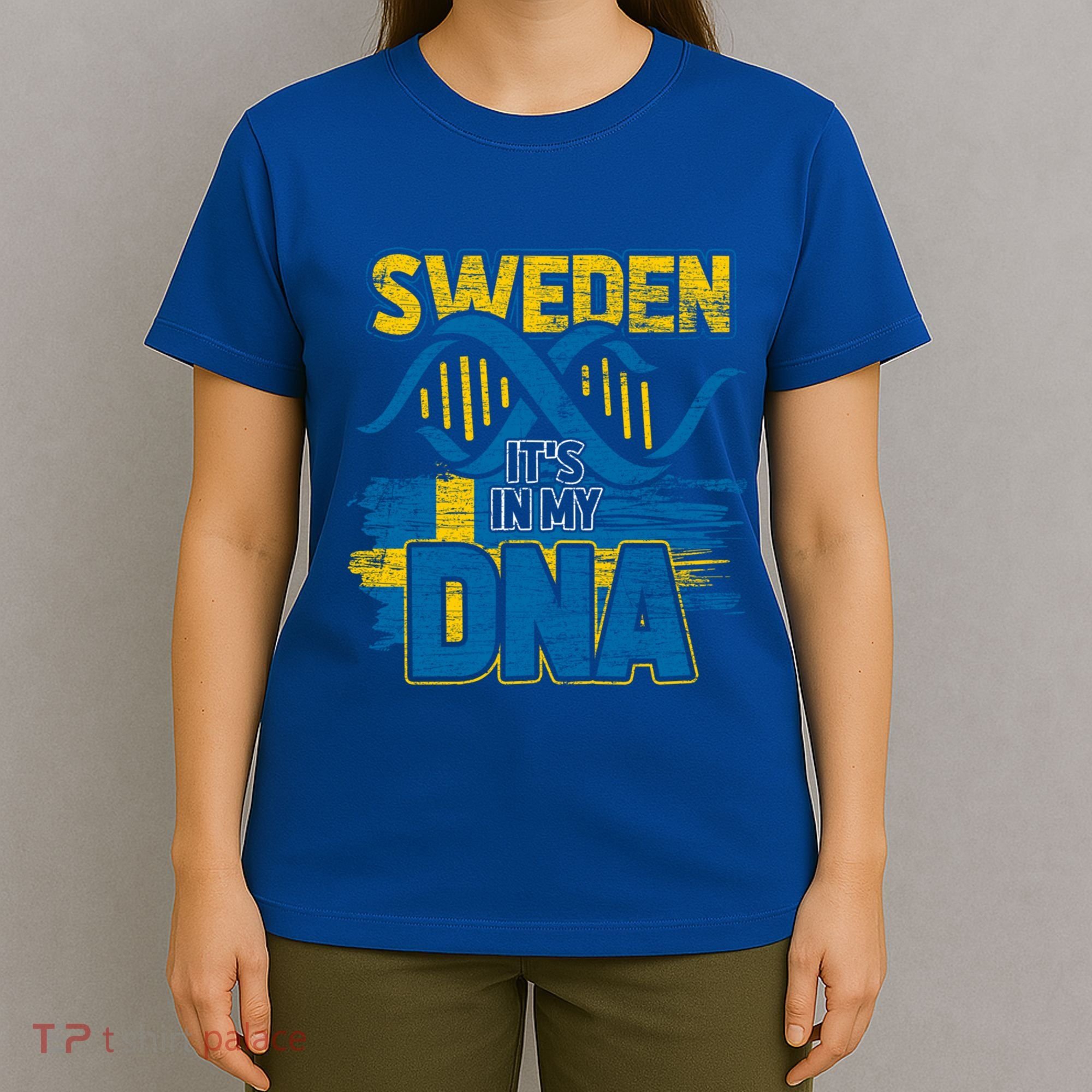 Sverige Dna Swedish Flag Sweden Great Gift T-Shirt